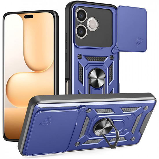 Techsuit CamShield Series Honor 600 Lite Blue
