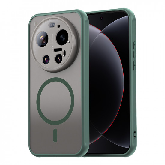 Techsuit HaloFrost II MagSafe Xiaomi 17 Ultra Green Techsuit HaloFrost II MagSafe Xiaomi 17 Ultra Green