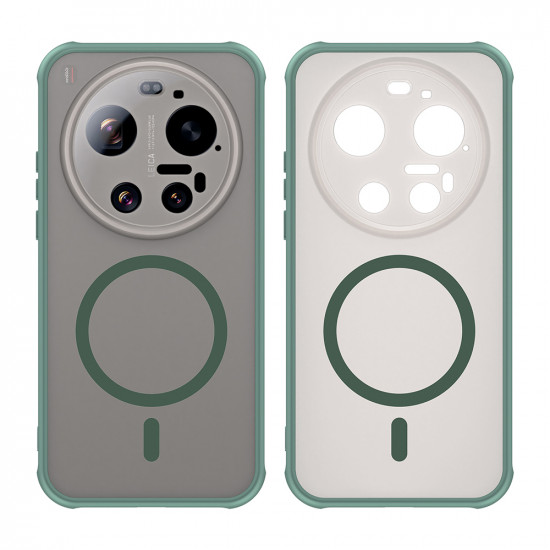Techsuit HaloFrost II MagSafe Xiaomi 17 Ultra Green Techsuit HaloFrost II MagSafe Xiaomi 17 Ultra Green