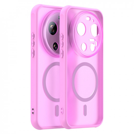 Techsuit HaloFrost II MagSafe Xiaomi 17 Ultra Pink Techsuit HaloFrost II MagSafe Xiaomi 17 Ultra Pink