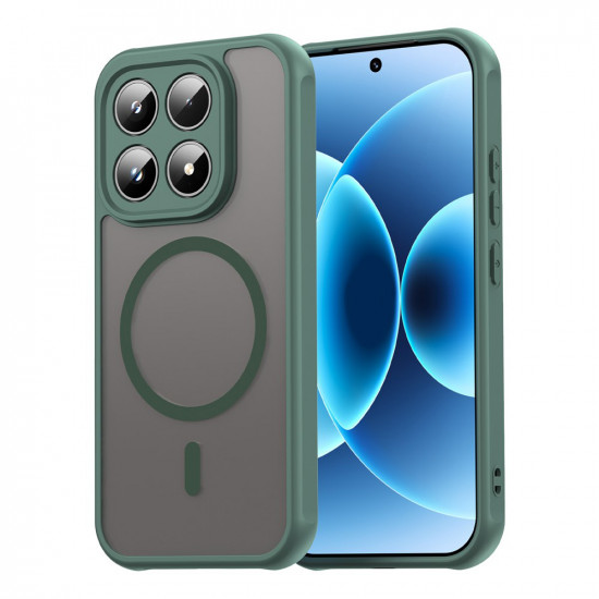 Techsuit HaloFrost II MagSafe Xiaomi 17 Green Techsuit HaloFrost II MagSafe Xiaomi 17 Green