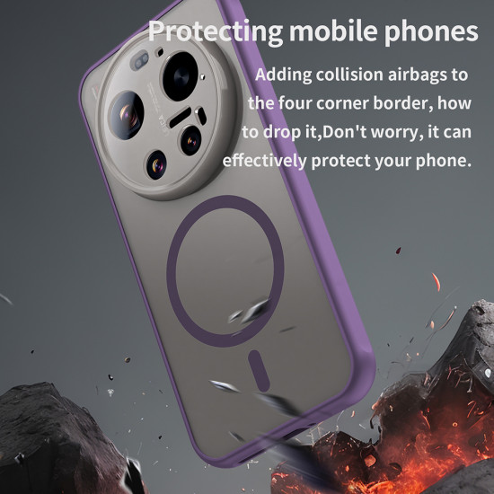 Techsuit HaloFrost II MagSafe Xiaomi 17 Ultra Purple