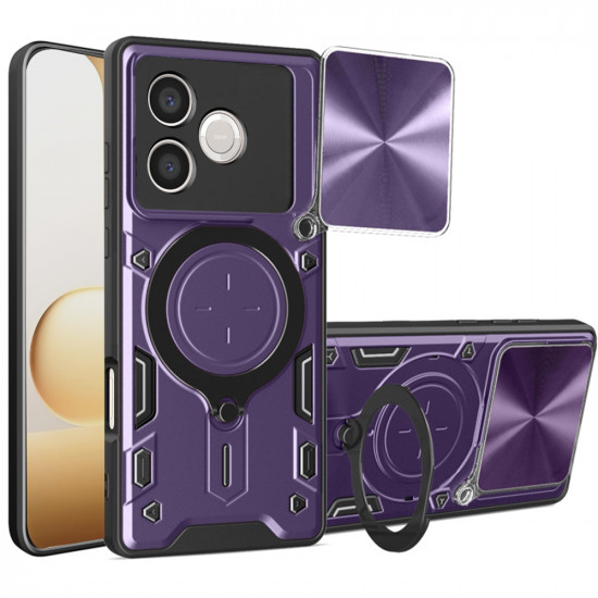 Techsuit CamGuard Pro Honor 600 Lite Purple