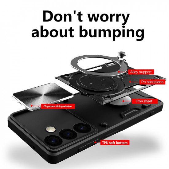 Techsuit CamGuard Pro Honor 600 Lite Black Techsuit CamGuard Pro Honor 600 Lite Black