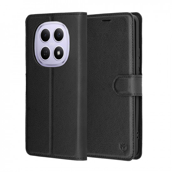 Techsuit Leather Folio Xiaomi Redmi Note 15 5G / Note 15 4G / Poco M8 5G Black Techsuit Leather Folio Xiaomi Redmi Note 15 5G / Note 15 4G / Poco M8 5G Black