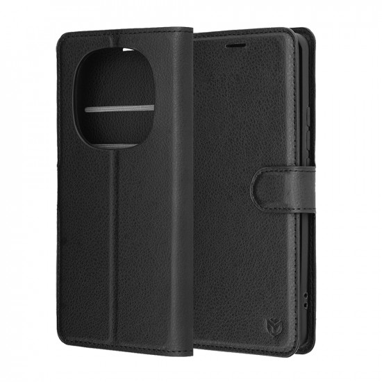 Techsuit Leather Folio Xiaomi Redmi Note 15 5G / Note 15 4G / Poco M8 5G Black Techsuit Leather Folio Xiaomi Redmi Note 15 5G / Note 15 4G / Poco M8 5G Black