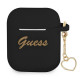 Guess GUA2LSCHSK AirPods 1/2 cover black / black Silicone Charm Collection Guess GUA2LSCHSK AirPods 1/2 cover black / black Silicone Charm Collection