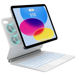 Case Typecase Edge+ with keyboard for iPad 11" A16 2025 / iPad 10.9' 2022 white