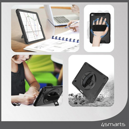 4smarts Rugged Case Grip for Samsung Galaxy Tab S10 Lite / S10 FE / S9 FE / S9 / S8 / S7 black 4smarts Rugged Case Grip for Samsung Galaxy Tab S10 Lite / S10 FE / S9 FE / S9 / S8 / S7 black