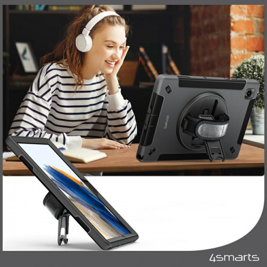4smarts Rugged Case Grip for Samsung Galaxy Tab S10 Lite / S10 FE / S9 FE / S9 / S8 / S7 black 4smarts Rugged Case Grip for Samsung Galaxy Tab S10 Lite / S10 FE / S9 FE / S9 / S8 / S7 black