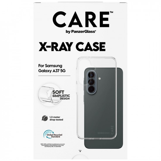 CARE by PanzerGlass Fashion X-Ray Case for Samsung Galaxy A37 Transparent