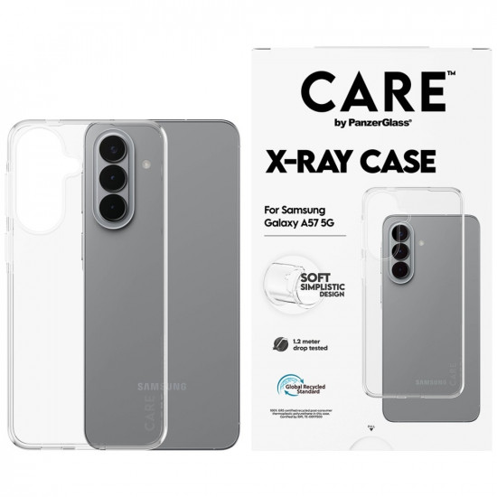 CARE by PanzerGlass Fashion X-Ray Case for Samsung Galaxy A57 Transparent
