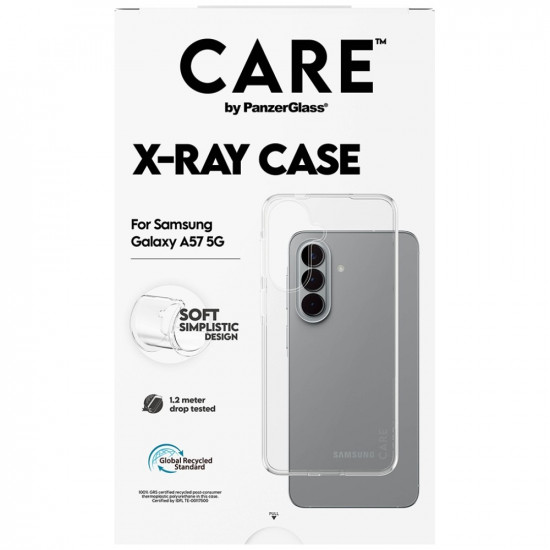 CARE by PanzerGlass Fashion X-Ray Case for Samsung Galaxy A57 Transparent