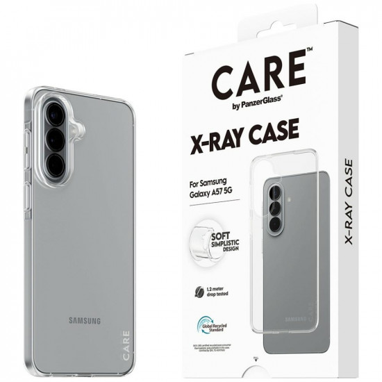 CARE by PanzerGlass Fashion X-Ray Case for Samsung Galaxy A57 Transparent