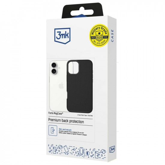 3MK Fortis MagCase Case for Apple iPhone 16 3MK Fortis MagCase Case for Apple iPhone 16