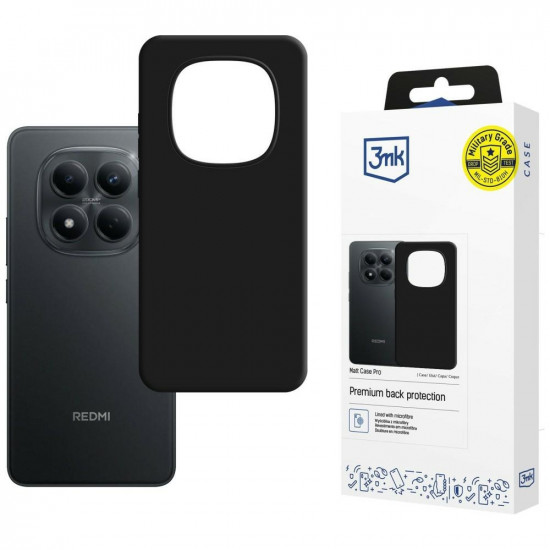 3MK Matt Case Pro Case for Redmi Note 15 Pro 4G Black 3MK Matt Case Pro Case for Redmi Note 15 Pro 4G Black