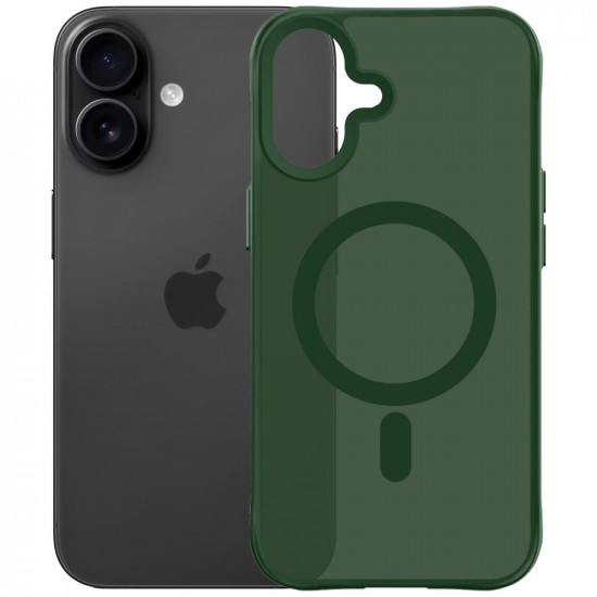 3MK Smoke MagCase for Apple iPhone 17 green