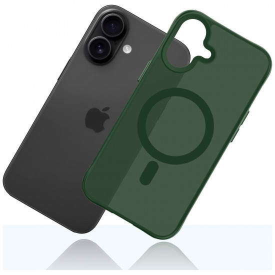 3MK Smoke MagCase for Apple iPhone 17 green