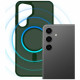3MK Smoke MagCase case for Samsung Galaxy S25, green 3MK Smoke MagCase case for Samsung Galaxy S25, green