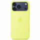 Case Apple Silicone Case MagSafe for iPhone 17 Pro Neon yellow