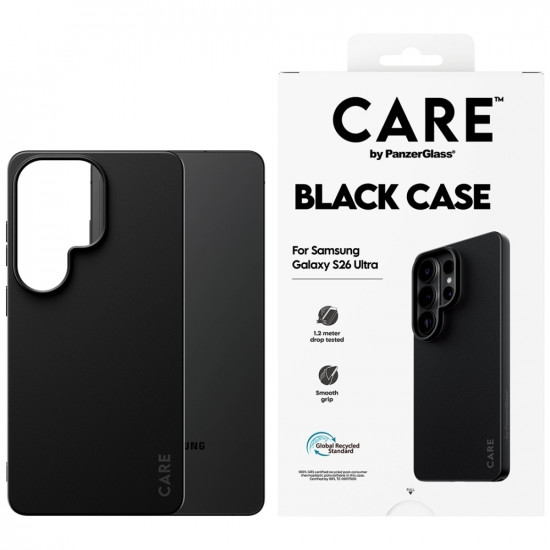 Case CARE by PanzerGlass TPU for Samsung Galaxy S26 Ultra black Case CARE by PanzerGlass TPU for Samsung Galaxy S26 Ultra black