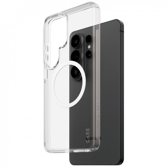 Case CARE by PanzerGlass Urban Explorer Transparent w. White Qi for Samsung Galaxy S26 Ultra Clear Case CARE by PanzerGlass Urban Explorer Transparent w. White Qi for Samsung Galaxy S26 Ultra Clear