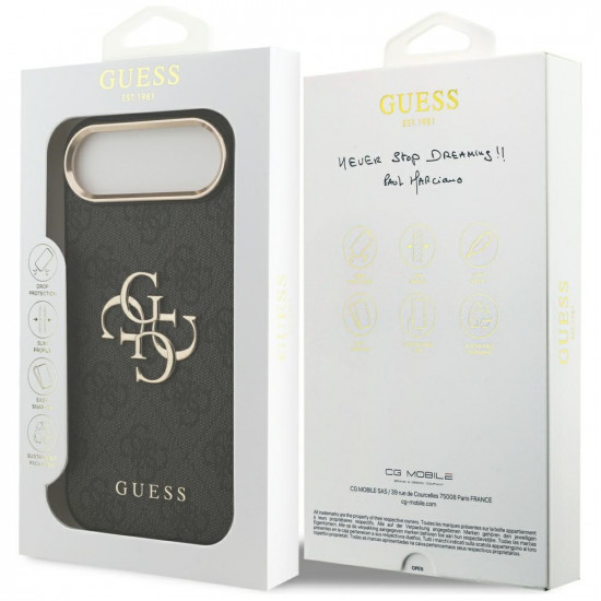 Case Guess 4G Big 4G Classic Logo for iPhone Air black gold Case Guess 4G Big 4G Classic Logo for iPhone Air black gold