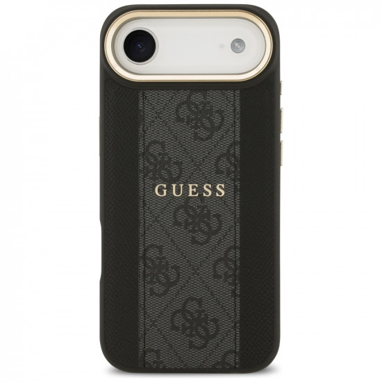 Case Guess 4G Stripe MagSafe for iPhone 17 Air black Case Guess 4G Stripe MagSafe for iPhone 17 Air black