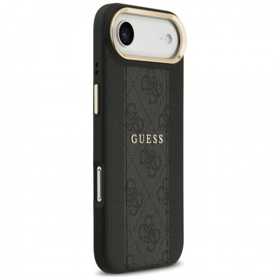 Case Guess 4G Stripe MagSafe for iPhone 17 Air black Case Guess 4G Stripe MagSafe for iPhone 17 Air black