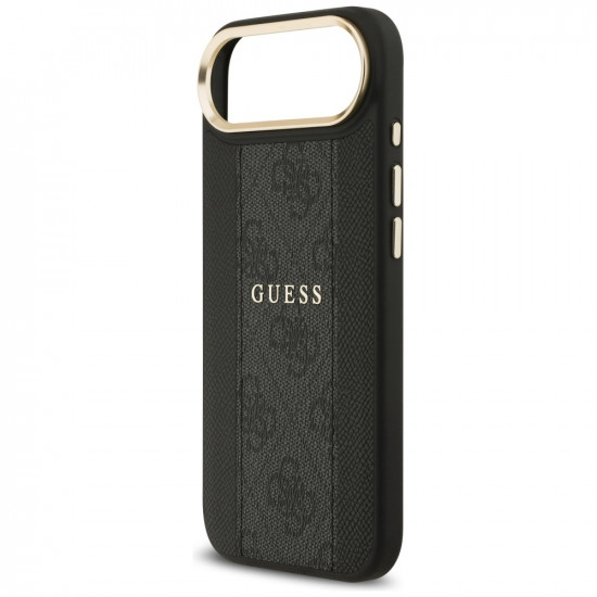 Case Guess 4G Stripe MagSafe for iPhone 17 Air black Case Guess 4G Stripe MagSafe for iPhone 17 Air black
