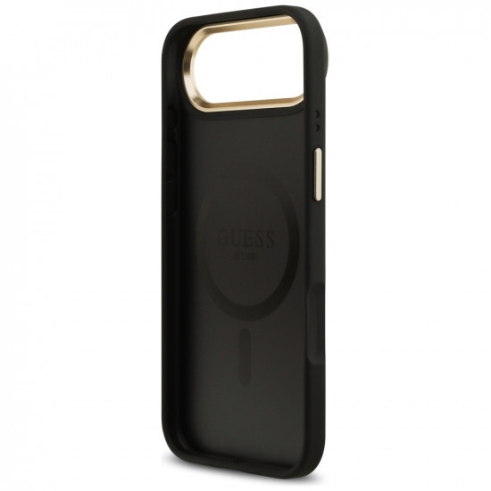 Case Guess 4G Stripe MagSafe for iPhone 17 Air black Case Guess 4G Stripe MagSafe for iPhone 17 Air black