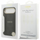 Case Guess 4G Stripe MagSafe for iPhone 17 Air black Case Guess 4G Stripe MagSafe for iPhone 17 Air black