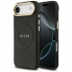 Case Guess Peony Hot Stamp MagSafe for iPhone Air black Case Guess Peony Hot Stamp MagSafe for iPhone Air black