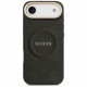 Case Guess Peony Hot Stamp MagSafe for iPhone Air black Case Guess Peony Hot Stamp MagSafe for iPhone Air black