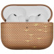 Case PITAKA Aramid Fiber for AirPods Pro 3 golden aluminum
