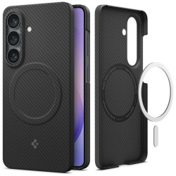 Spigen AirSkin Aramid MagSafe case for Samsung Galaxy S26 black