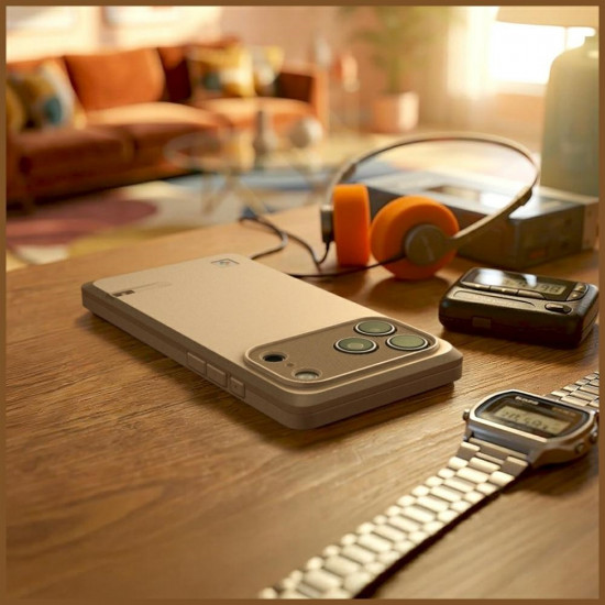 Spigen Classic LS MagSafe case for iPhone 17 Pro stone