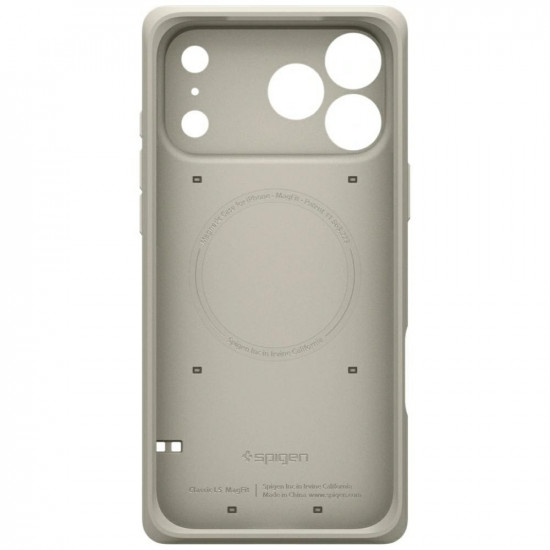Spigen Classic LS MagSafe case for iPhone 17 Pro Max stone