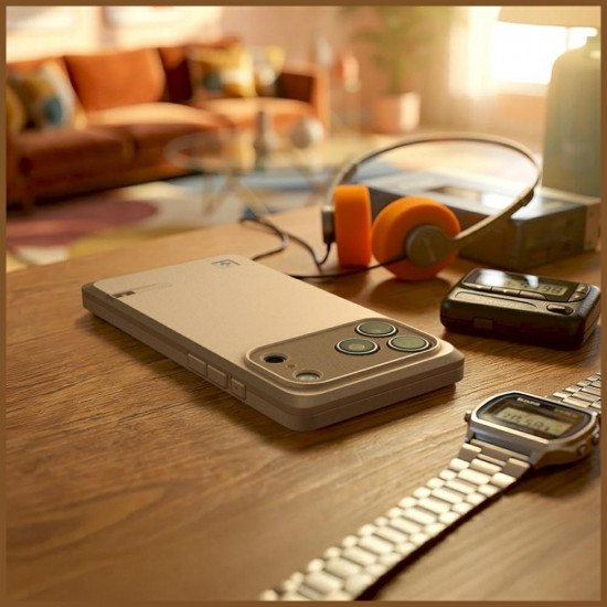 Spigen Classic LS MagSafe case for iPhone 17 Pro Max stone