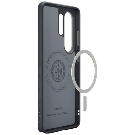 Spigen Nano Pop Mag MagSafe case for Samsung Galaxy S26 Ultra black sesame