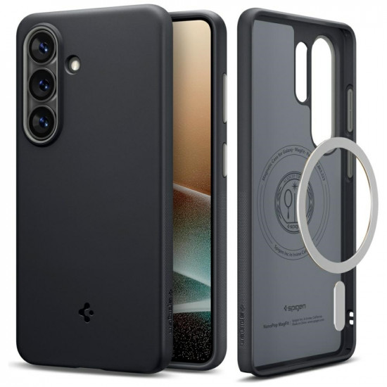 Spigen Nano Pop Mag MagSafe case for Samsung Galaxy S26 Ultra black sesame