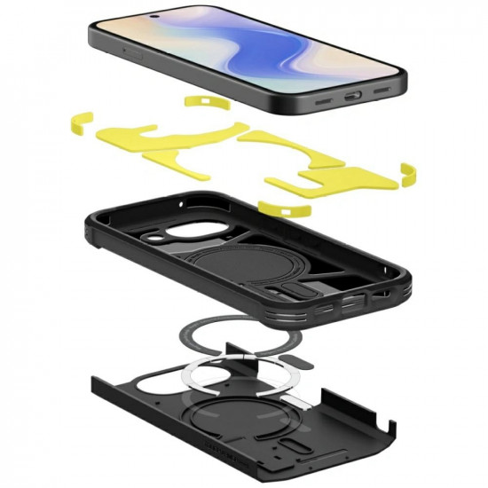 Spigen Tough Armor MAG MagSafe case for Google Pixel 10A black