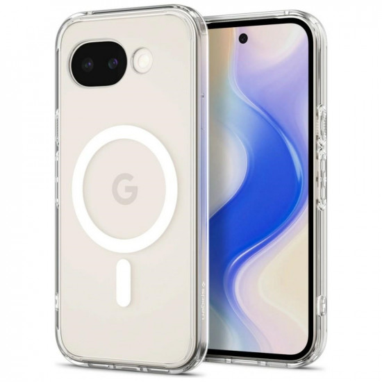 Spigen Ultra Hybrid Mag MagSafe case for Google Pixel 10A transparent/white Spigen Ultra Hybrid Mag MagSafe case for Google Pixel 10A transparent/white