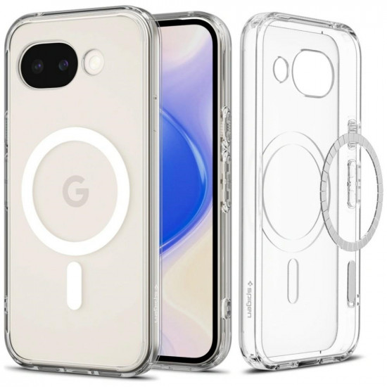 Spigen Ultra Hybrid Mag MagSafe case for Google Pixel 10A transparent/white Spigen Ultra Hybrid Mag MagSafe case for Google Pixel 10A transparent/white