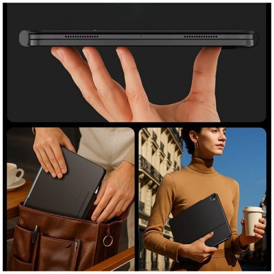 Typecase Edge Keyboard Case for iPad Pro 11" (2024/2025) - Raspberry Typecase Edge Keyboard Case for iPad Pro 11" (2024/2025) - Raspberry