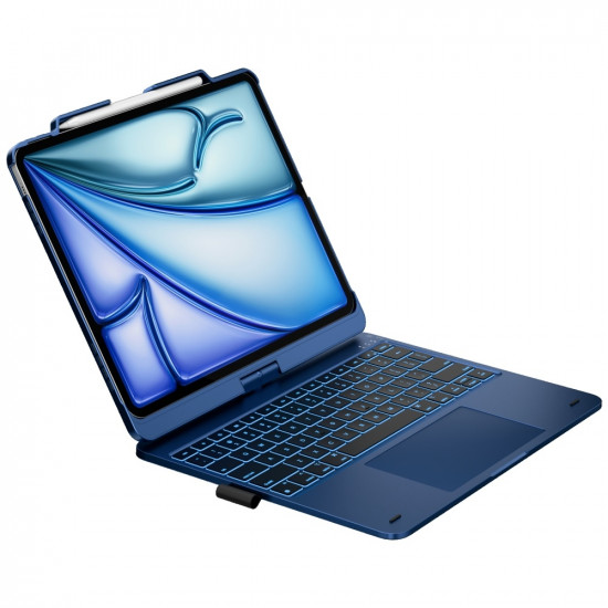Typecase Flexbook Touch Case with Keyboard for iPad Air 13" M2 2024 / M3 2025 / M4 2026 blue