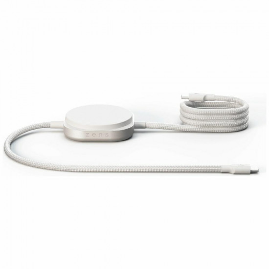 Zens Pro 2 Qi2 15W Wireless Charger (USB-C/USB-C) white
