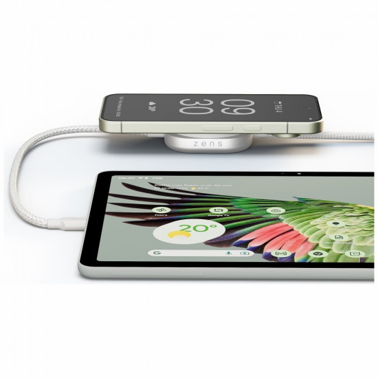 Zens Pro 2 Qi2 15W Wireless Charger (USB-C/USB-C) white