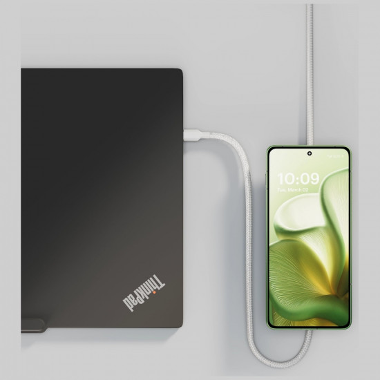 Zens Pro 2 Qi2 15W Wireless Charger (USB-C/USB-C) white