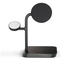 3-in-1 Magnetic Induction Charger Zens Office Charger Pro 3 + Apple Watch Charging 15W Qi2